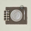 Essential gingham napkin with place setting