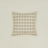 Essential Gingham 18x18 Pillow - Ivory/Flax