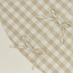 Detailed view Essential GIngham Tree Skirt - Ivory/Flax