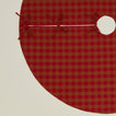 Essential GIngham Tree Skirt - Terracotta/Red