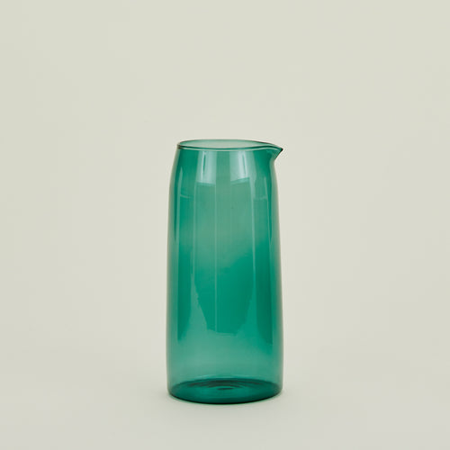 Essential Glassware Pitcher in Peacock.