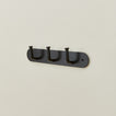 Essential hook rack in black