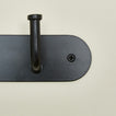 Detailed view of Essential hook rack in black