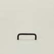 Small drawer pull in Black.