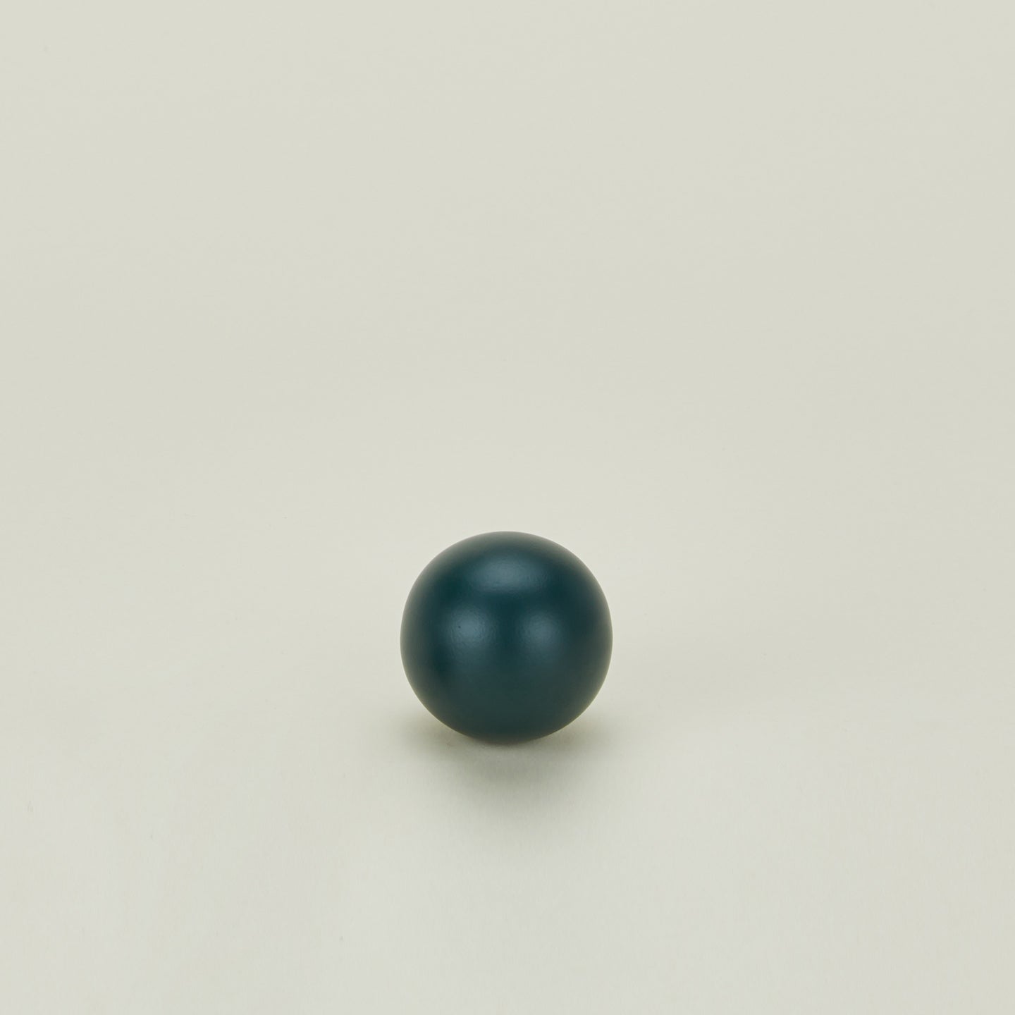 Large sphere knob in Dark Peacock.