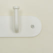 Detailed view of Essential hook rack in ivory