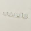 Essential hook rack in ivory