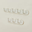 Essential hook racks in ivory