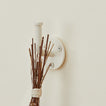 Essential hook in ivory with florals