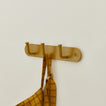 Essential hook rack in mustard with apron