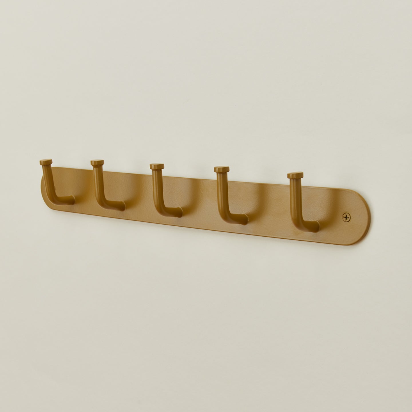 Essential hook rack in mustard