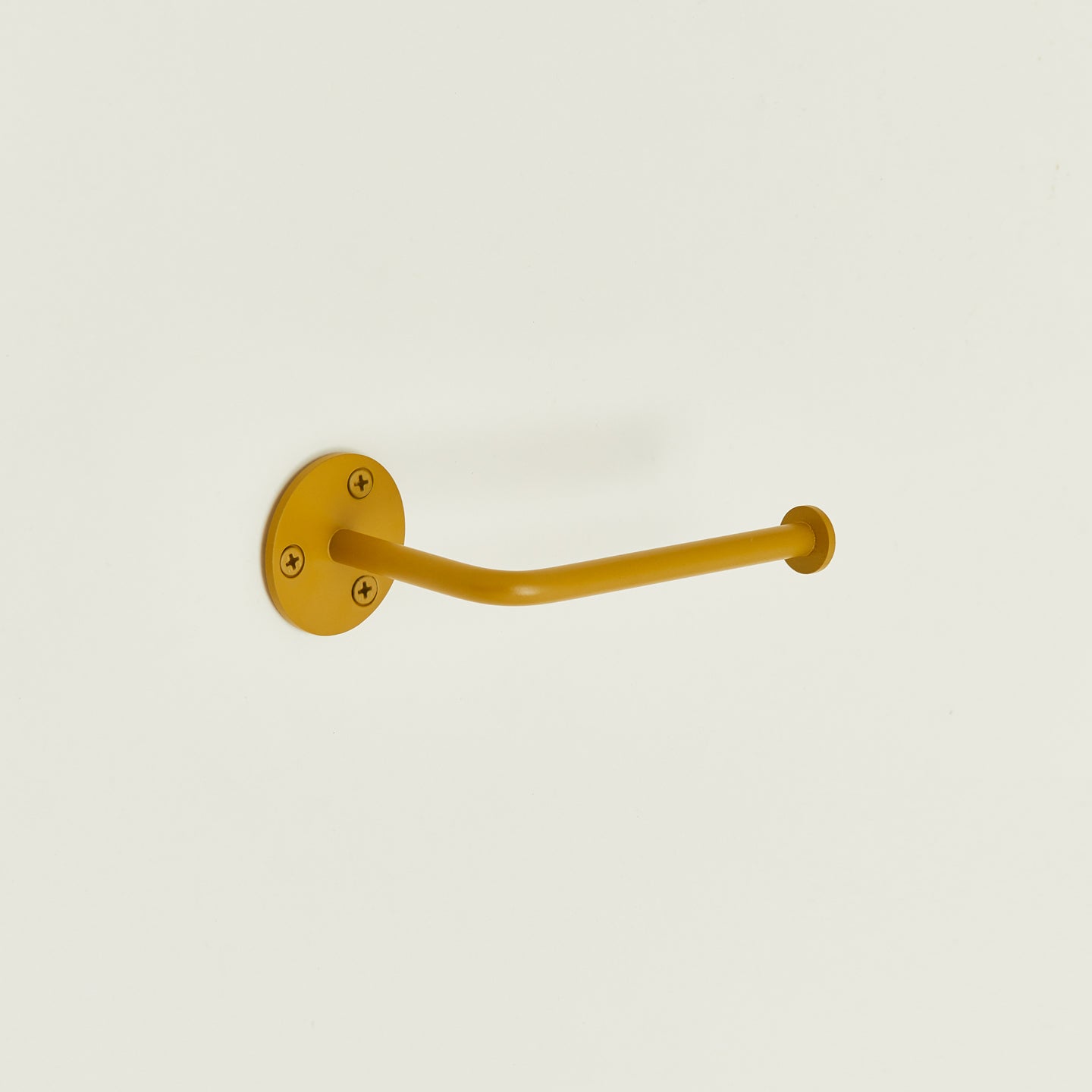 Toilet paper holder in Mustard.
