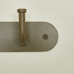 Detailed view of Essential hook rack in olive