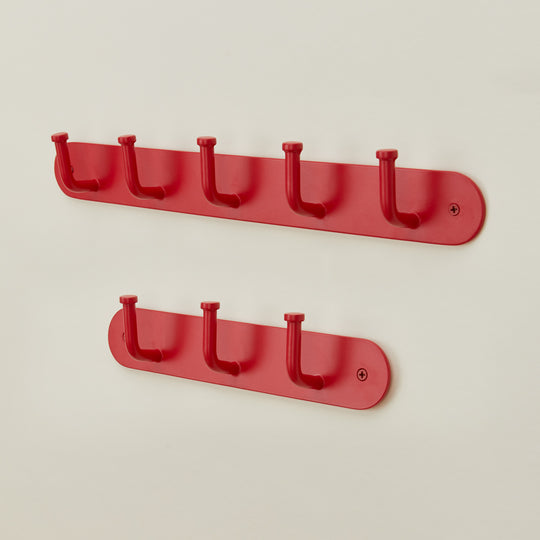 Essential Hook Rack - Red