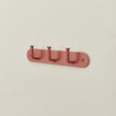 Essential hook rack in terracotta