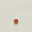 Small sphere knob in Terracotta.