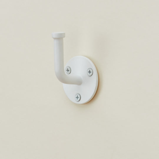 Essential Single Hook - White