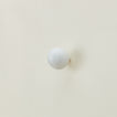 Essential sphere hook in white