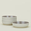 Essential Low Bowl, Set of 4 - Light Grey