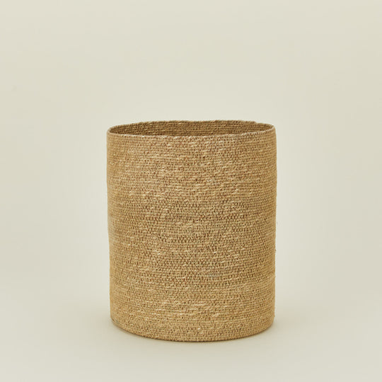 Essential Woven Wastebasket - Natural