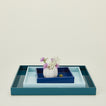 Essential nested trays in blues