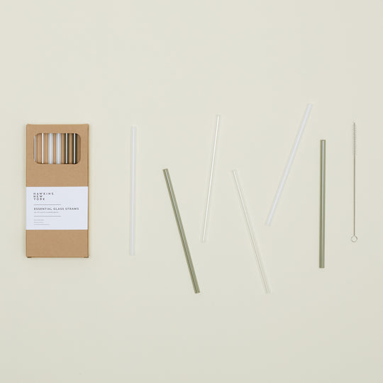 Essential Glass Straws - Neutral