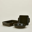 Essential bakeware family in olive