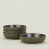 Essential Low Bowl, Set of 4 - Olive
