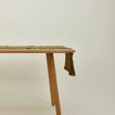 Essential olive runner on table