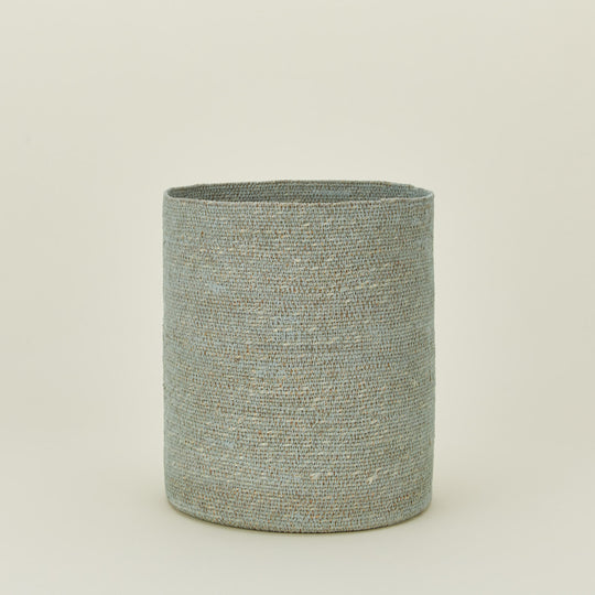 Essential Woven Wastebasket - Sky