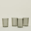 Four Large Essential Glasses in Smoke.