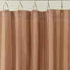 Essential Striped Shower Curtain - Blush/Terracotta