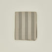 Essential Striped Shower Curtain Light Grey/Dark Grey folded