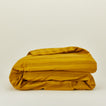 Essential Stripe Duvet - Mustard/Bronze