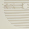 Essential Striped Tree Skirt - Ivory/Flax
