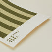 Close up view of essential swedish dishcloths in sage/olive