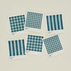 Essential Swedish Dishcloth, Set of 6 - Sky/Peacock