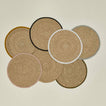 Essential woven placemat family in various colors