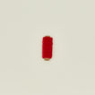 Slim Velvet Ribbon in Red