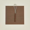Fodory walnut handled whisk