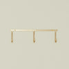 Brass Hook Rack - Trio