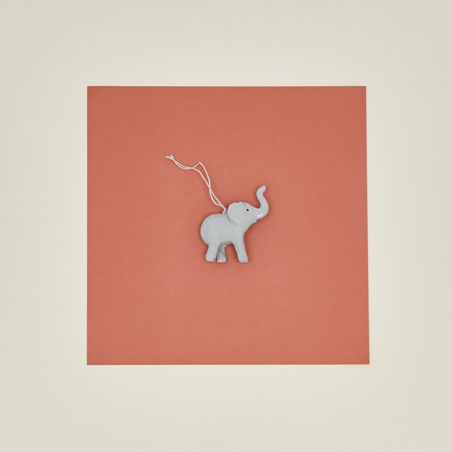 Elephant Paper Mache Ornament