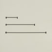 Iron towel bar family in black