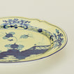 Ginori oval platter in citrino detail