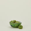 Ginori bowl in malachite with fruit