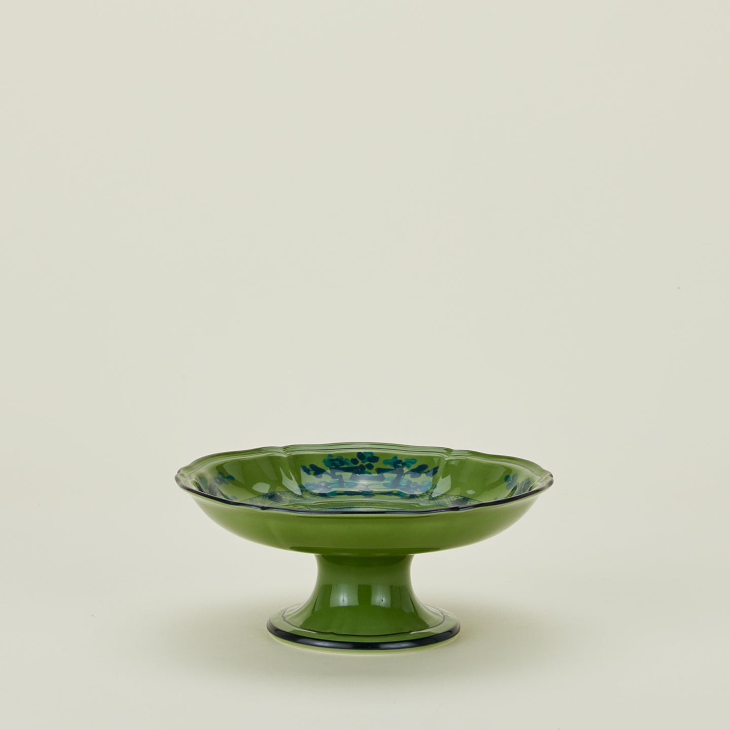 Ginori fruit stand in malachite