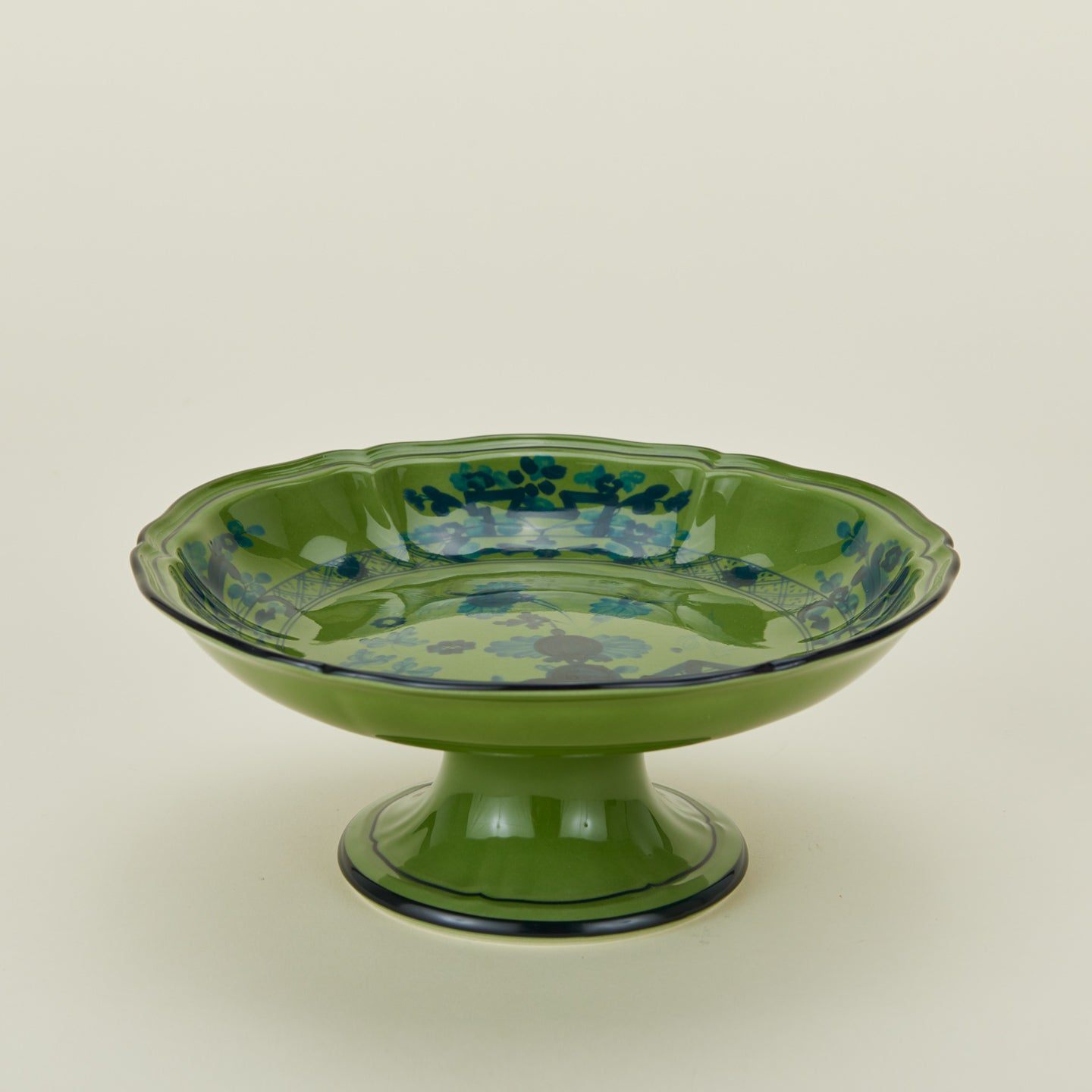 Ginori fruit stand in malachite