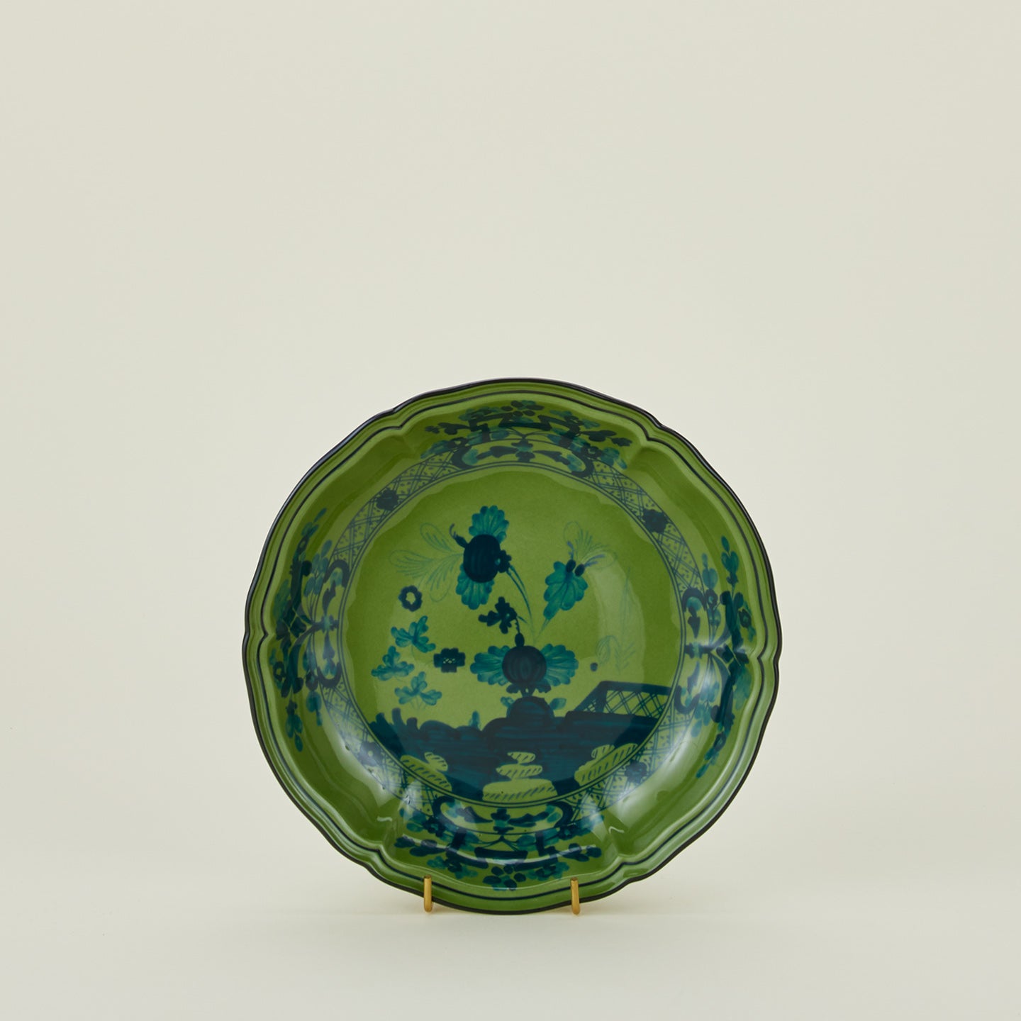 Ginori fruit stand in malachite