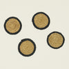 Edge Coasters, Set of 4 - Black