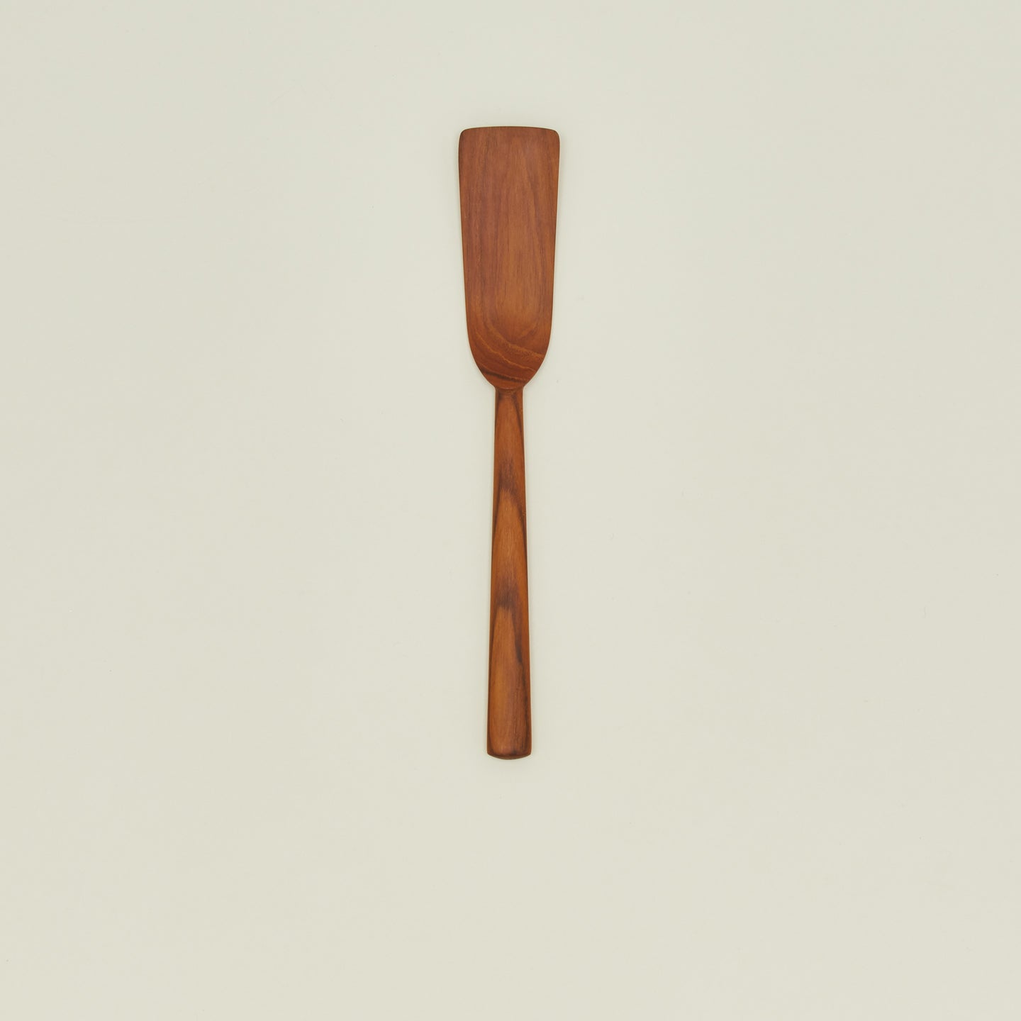 Narrow teak spatula
